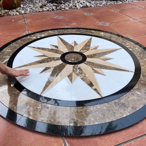 Floor Medallion Marble K073
