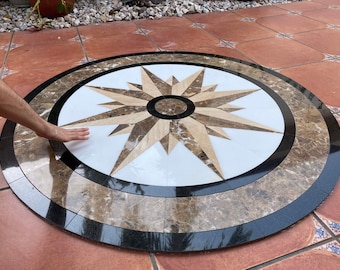 Floor Medallion Marble K073