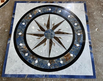 Floor Marble Medallion MDS37