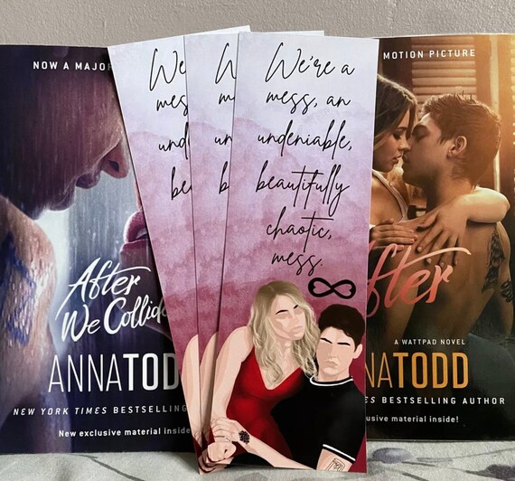 Apres Bookmark Hardin Scott Et Tessa Young Bookmark Hessa Etsy France