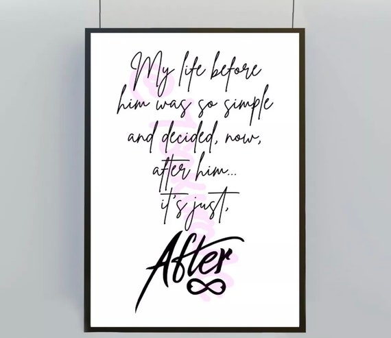 Apres Limpression De Film Hardin Scott Et Tessa Young Art Etsy France