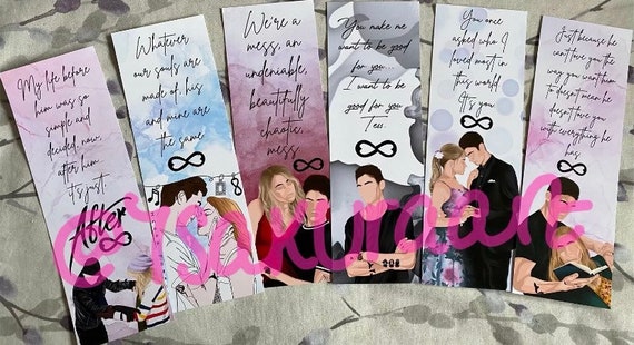 Apres Bookmark Hardin Scott Et Tessa Young Bookmark Hessa Etsy France