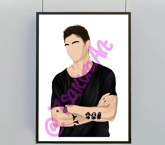 Hardin Scott Art Print After Movie Hardin Scott Et Tessa Etsy France