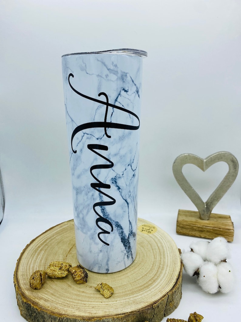 XXL Becher personalisiert Geschenk Hochzeit Festival Junggesellinnenabschied Tumbler 600ml Edelstahl ThermobecherTrinkbecher Bild 6