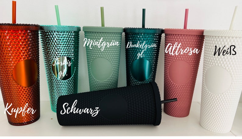 Becher im Nietendesign Kaffeebecher Reisebecher ToGo Becher ColdCup Bild 9