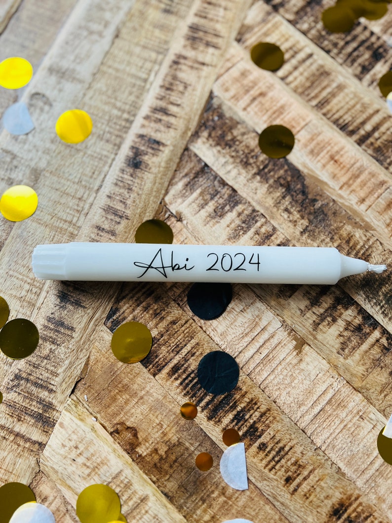 Taper candles | Abitur 2025 | done | Abitur | Abitur gift | Abitur 2025 Abi 2024