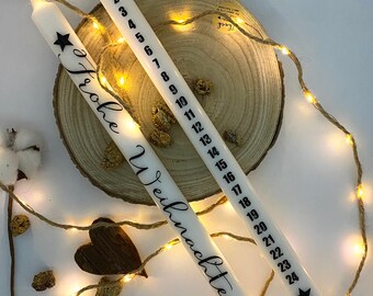 XXL candles Christmas Advent calendar numbers