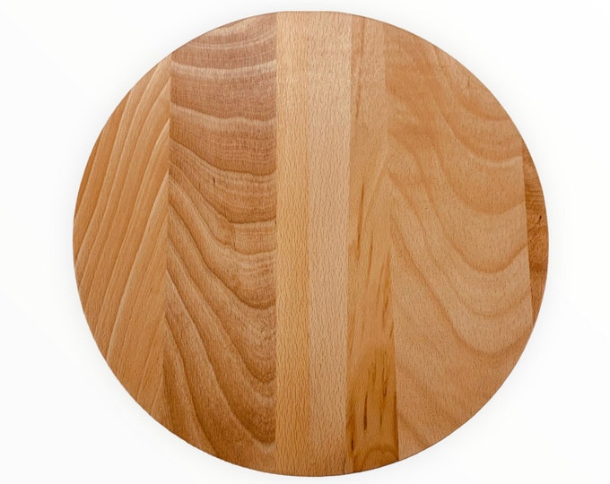 Unfinished Round Wood 15 Inches X 1 Inches Thickness Table Top, Stool ...