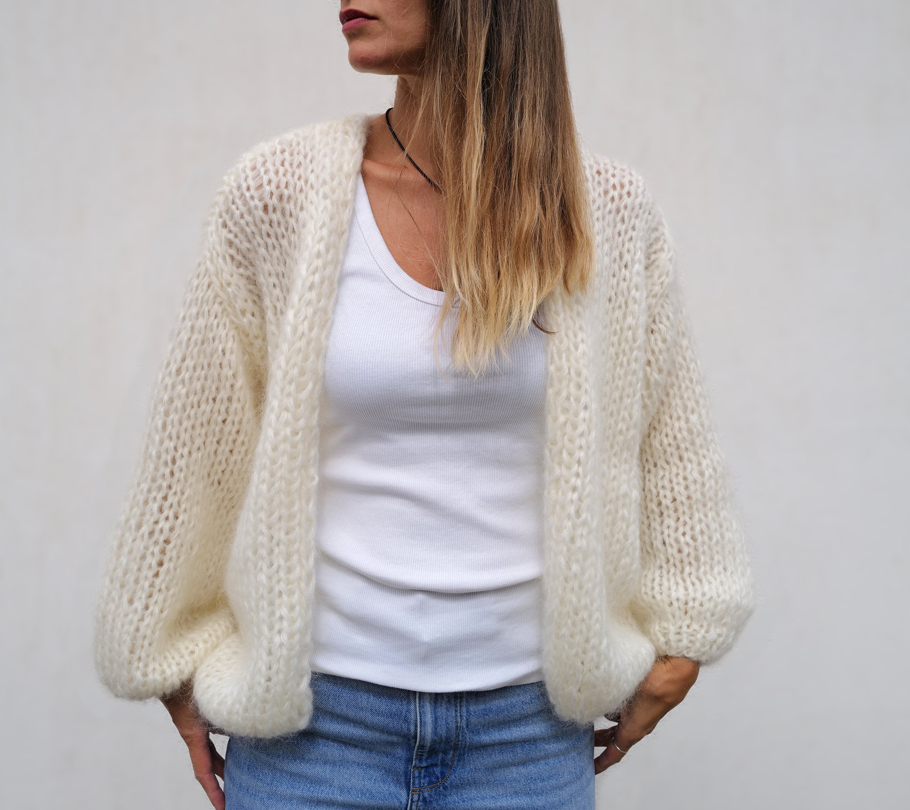 Wool and Mohair Cardigan