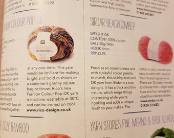 Telas de alma vintage! Revista Simply Crotchet Craft*Crotchet