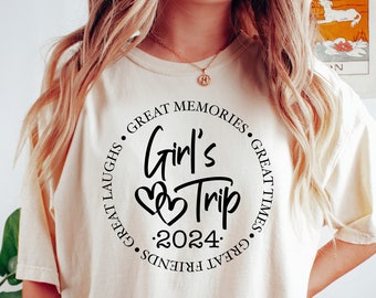 Mädchen Reise 2024 Shirt, billiger als Therapie Shirt, Mädchen Urlaub 2024 T-Shirt, Besties Reise 2024 Tshirt, Mädchen Urlaub Outfit, beste Reise 2024