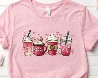 Womens Valentines Day Shirt, Valentine Coffee Sweatshirt, Womens Valentines Day Sweater, Valentines Day Shirt, Valentines Sweater