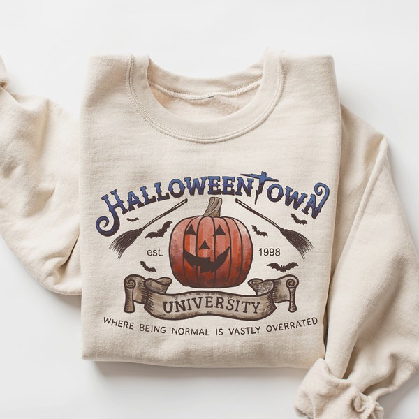 Halloweentown Universiteit Est 1998 Sweatshirt, HalloweenTown Hoodie, Halloweentown 1998 Shirt, Halloween Sweatshirt