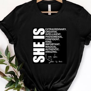 She is Extraordinary Shirt, She is Creative Shirt,She is Intelligent Shirt,She is Phenomenal Shirt