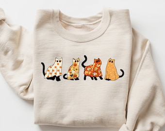 Halloween shirt, Cat shirt, Ghost Shirt, Halloween shirt, Halloween Cat Shirt, Cat Lover Shirt, Black Cat Shirt, Spooky Season