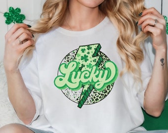 Retro Lucky Shirt, Retro St Patricks Day Shirt, Lucky Shirt, St Patricks Day Shirt, Cute St Pattys Shirt, St Patrick Tee, Patricks Lucky tee