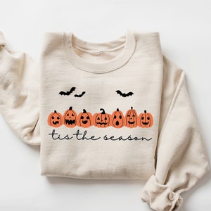is The Season Halloween Sweatshirt,Halloween Sweatshirt,Spooky Season,Coffee Shirt,Halloween Design Shirt,Halloween Gift,
