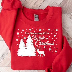 Dreaming of a white Christmas Shirt, Dreaming of a White Christmas t-shirt, Merry Christmas Shirt, Christmas Shirt, A White Christmas Shirt