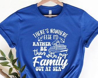 I'd Rather Be Than With My Family Out At Sea Shirt,Cruise Life Shirt,Summer Trip Shirt,Family Gift,Vacation Shirt,Holiday Shirt,Beach Shirt