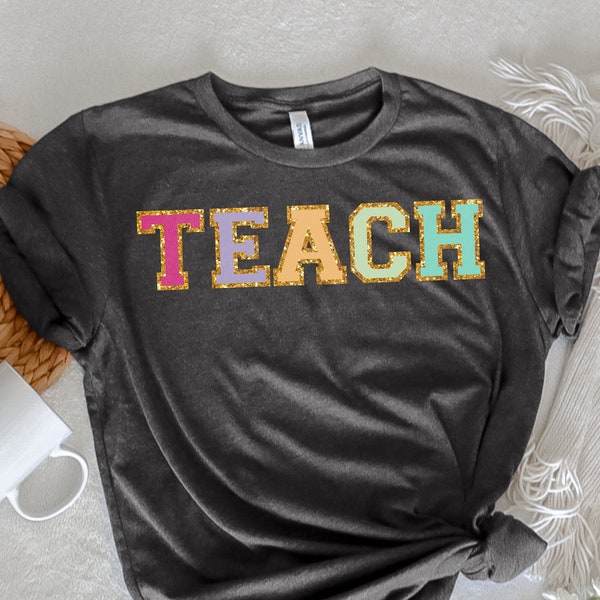 Chemise mignonne d'enseignement, chemise de professeur de confiance de gentillesse de compassion, cadeaux d'appréciation de professeur, sweat-shirt de professeur de groupe, chemise de nouveau professeur