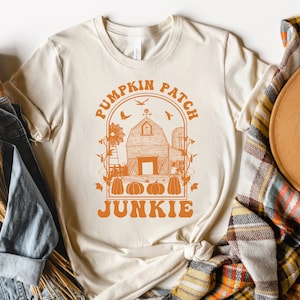 Pumpkin Patch Junkie, Pumpkin Season, Adult Tee Pumpkin Patch, Thanksgiving Matching, Pumpkin Junkie Shirt