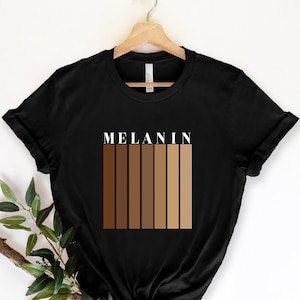 Melanin Shirt, Black Lives Matter Shirt, I Can&#39;t Breathe Shirt, Human Shirt, Black Woman Gift, Melanin Black Girl Shirt, Afro Woman Shirt
