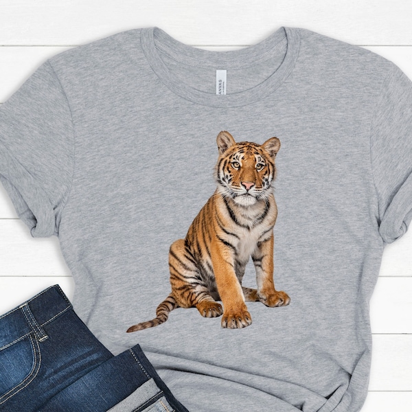 Boys Happy Tiger Print T-shirt main image 0
