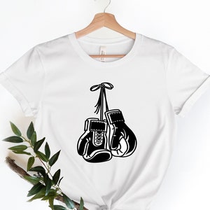 Camicia per guantoni da boxe, regalo per pugile, camicia da boxe, maglietta da boxe, regalo di boxe, fan della boxe