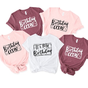 Birthday Group Shirts, Birthday Crew Shirts, Birthday Squad Shirts, Its my Birthday, Birthday Party Shirt, Birthday Group Party