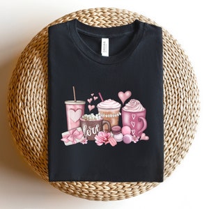 Womens Valentines Day Shirt, Valentine Coffee Sweatshirt, Womens Valentines Day Sweater, Valentines Day Shirt, Valentines Sweater
