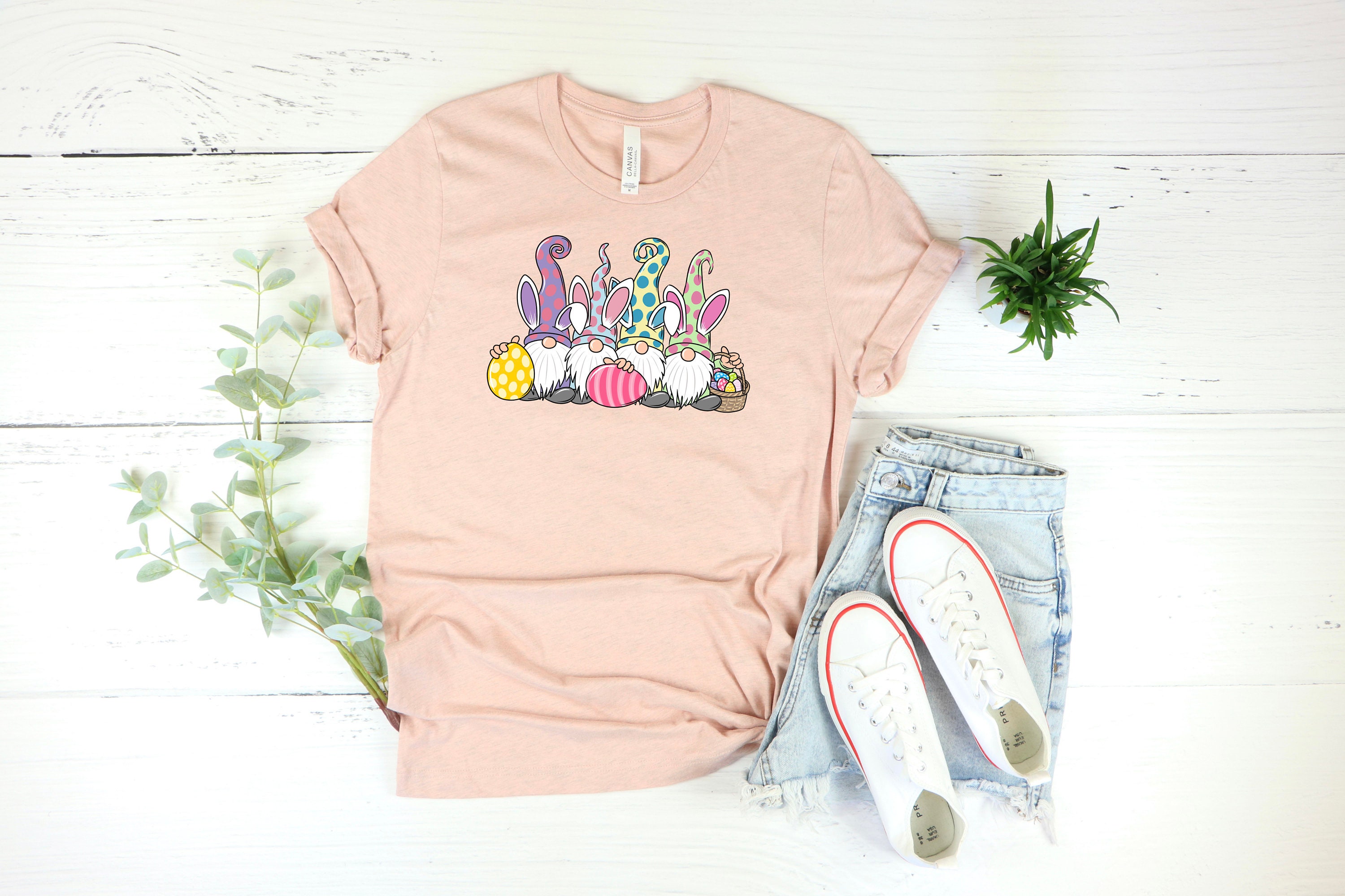 Discover Easter Gnome Shirt, Women Easter shirt, Cute Easter shirt, Easter T-Shirt