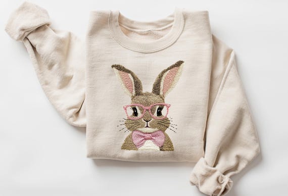 Easter Bunny Sweatshirt, Easter Sweatshirt, Easter Bunny Coquette Shirt, Easter Shirts for Women Easter Bunny, Bubble Gum Bunny T Shirt