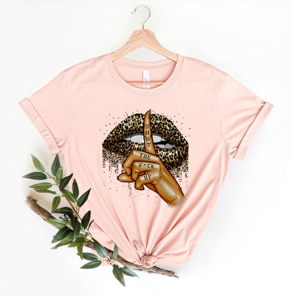 Shut The Fuck Up Shirt - Stfu Shirt - Lips Tshirt Shut The Fuck Up Shirt - Stfu Shirt - Lips Tshirt