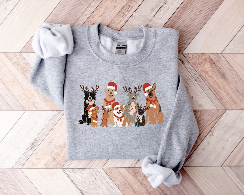 Christmas Dog Sweatshirt, Dog Owner Christmas Gift, Dog Christmas Sweatshirt, Christmas Sweater, Holiday Sweater, Christmas Shirt, Dog Gift image 3