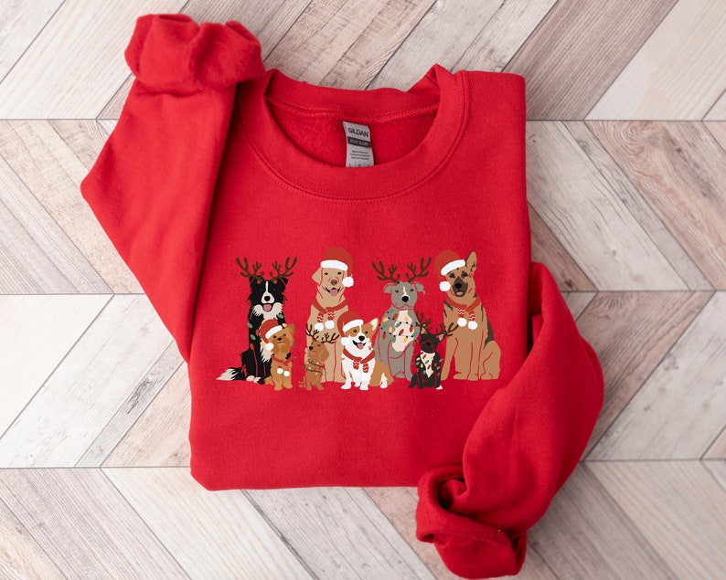 Christmas Dog Sweatshirt, Dog Owner Christmas Gift, Dog Christmas Sweatshirt, Christmas Sweater, Holiday Sweater, Christmas Shirt, Dog Gift image 4