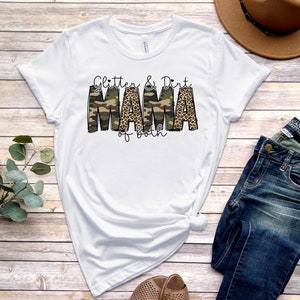 Glitter And Dirt Mama Of Both Shirt, Mama T-shirt, Leopard Design Shirt, Cute Mom Shirt,Mom Of Both Shirt,Leopard Mama Shirt,Camo Mama Shirt image 2