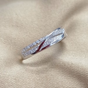 Diamond Band Ring, 14k Gold Diamond Ring, Engagement Ring, Natural Diamond Ring, 14k Gold Ring