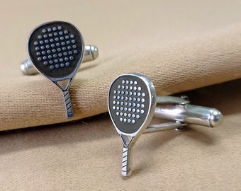 Paddle Cufflinks in Sterling Silver, Paddle Cufflinks, Silver Paddle Cufflinks, Gift for Him, Wedding Cufflinks, Sportsman Gift