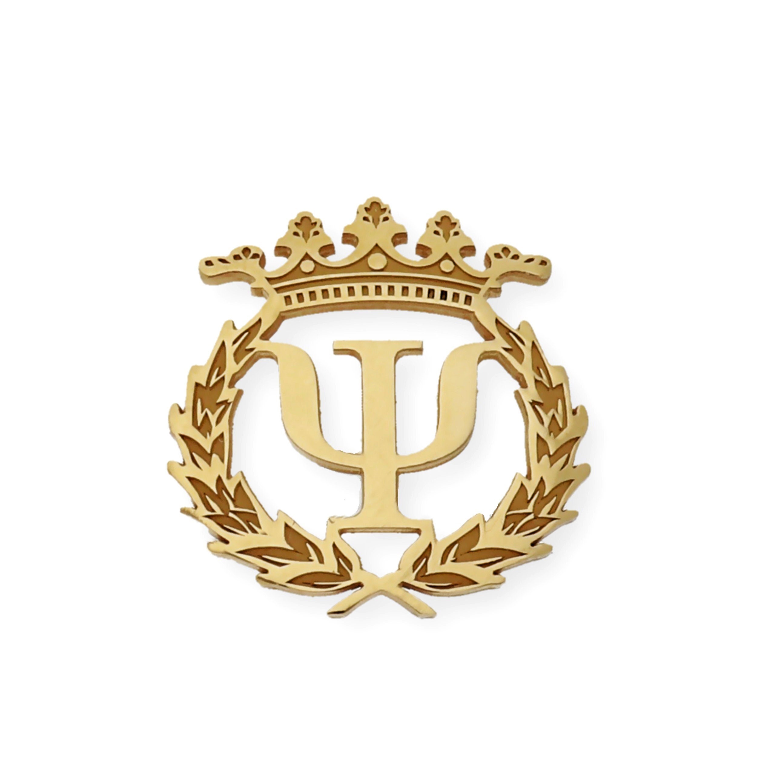 Professional Badge Psychology Silver 925m 20mm Rear Clasp in Silver