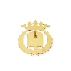 Pin Medicina Insignia Profesional Plata de Ley 925, Oro 18K, Insignia Dorada, Regalo de Graduación, Emblema Profesional, Hecho a Mano imagen 3