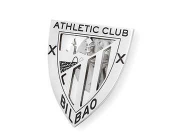 Pin Athletic Bilbao,  Insignia Equipo de Fútbol, Pin de Plata, Athletic Club de Bilbao, Insignia Artesanal, Pin de Oro 18K