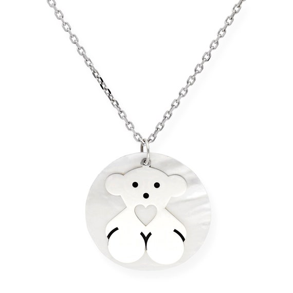 Collar de Tous Colgante de Oso Collar de Plata - Etsy España