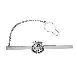 Lawyer Tie Clip, Gift for Lawyer, Gift for Law Student, Lawyer Graduation, 925 Silver Tie Clip