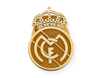 レアル・マドリード クレストピン、金メッキサッカーチームバッジ