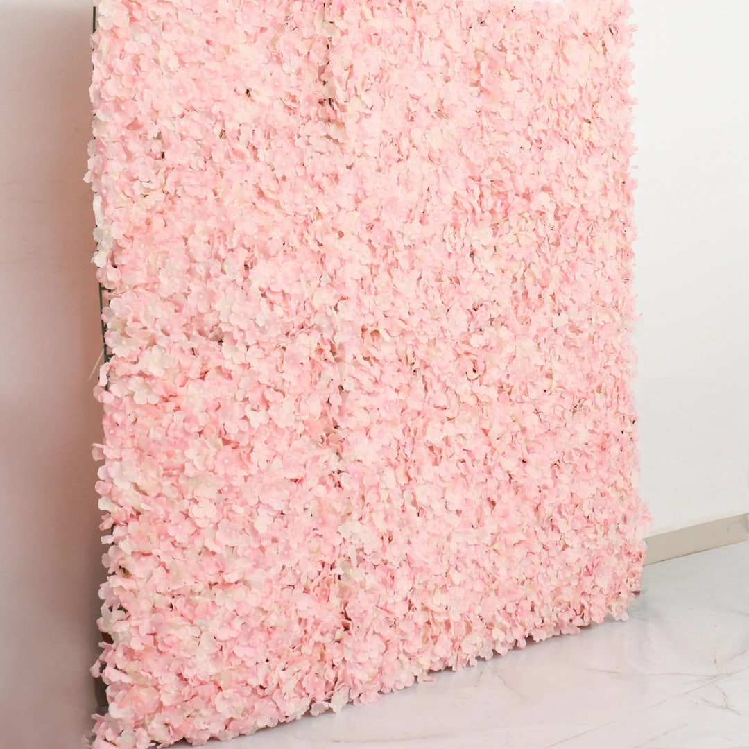11 Sq Ft. | 4 Panels UV Protected Hydrangea Flower Wall Mat Backdrop ...