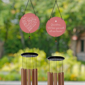 Close To Her Heart Personalized Wind Chimes