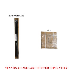10ft Metal DIY Adjustable Heavy Duty Backdrop Stand Kit, Steel Base - Etsy