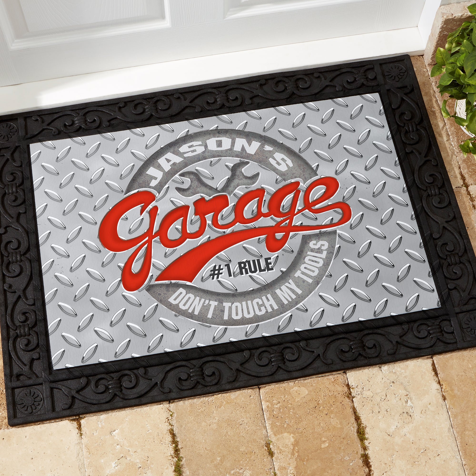 Personalized Garage Auto Shop Decor Rug, Carpet – Style My Pride