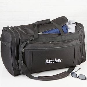 Deluxe Weekender Embroidered Duffel Bag