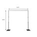 10ft Metal DIY Adjustable Heavy Duty Backdrop Stand Kit, Steel Base - Etsy